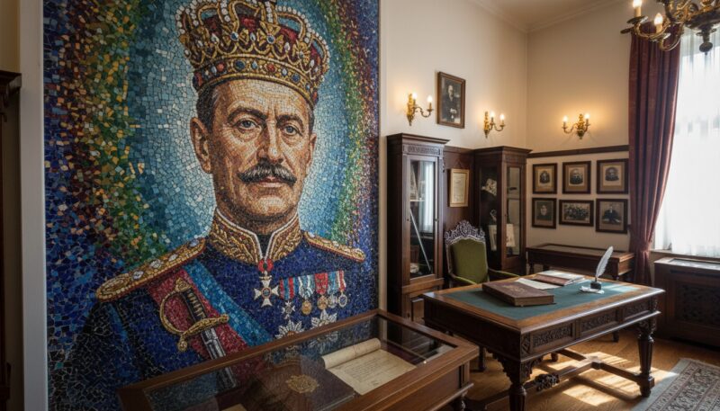 mozaik-portret kralja Petra I